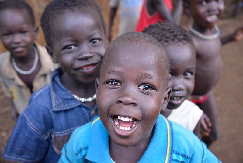 happy ethiopian children