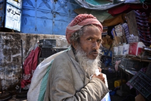 Man in Yemen, one of many countries affected by poverty in MENA