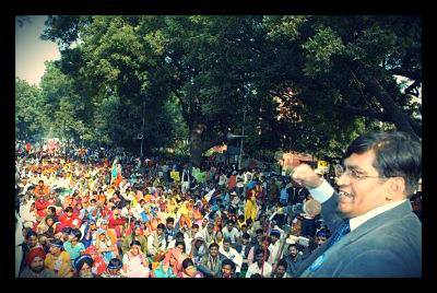 Ashok Bharti inciting Bangladesh Crowd