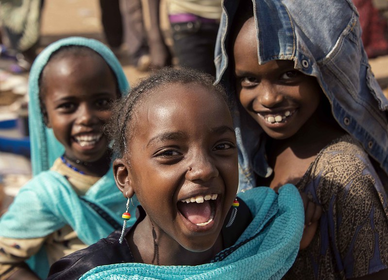 happy ethiopian children