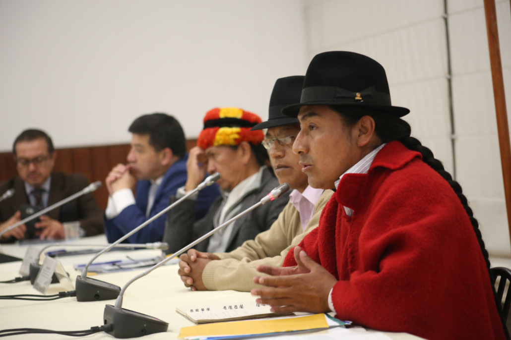 Indigenous Protesters in Ecuador