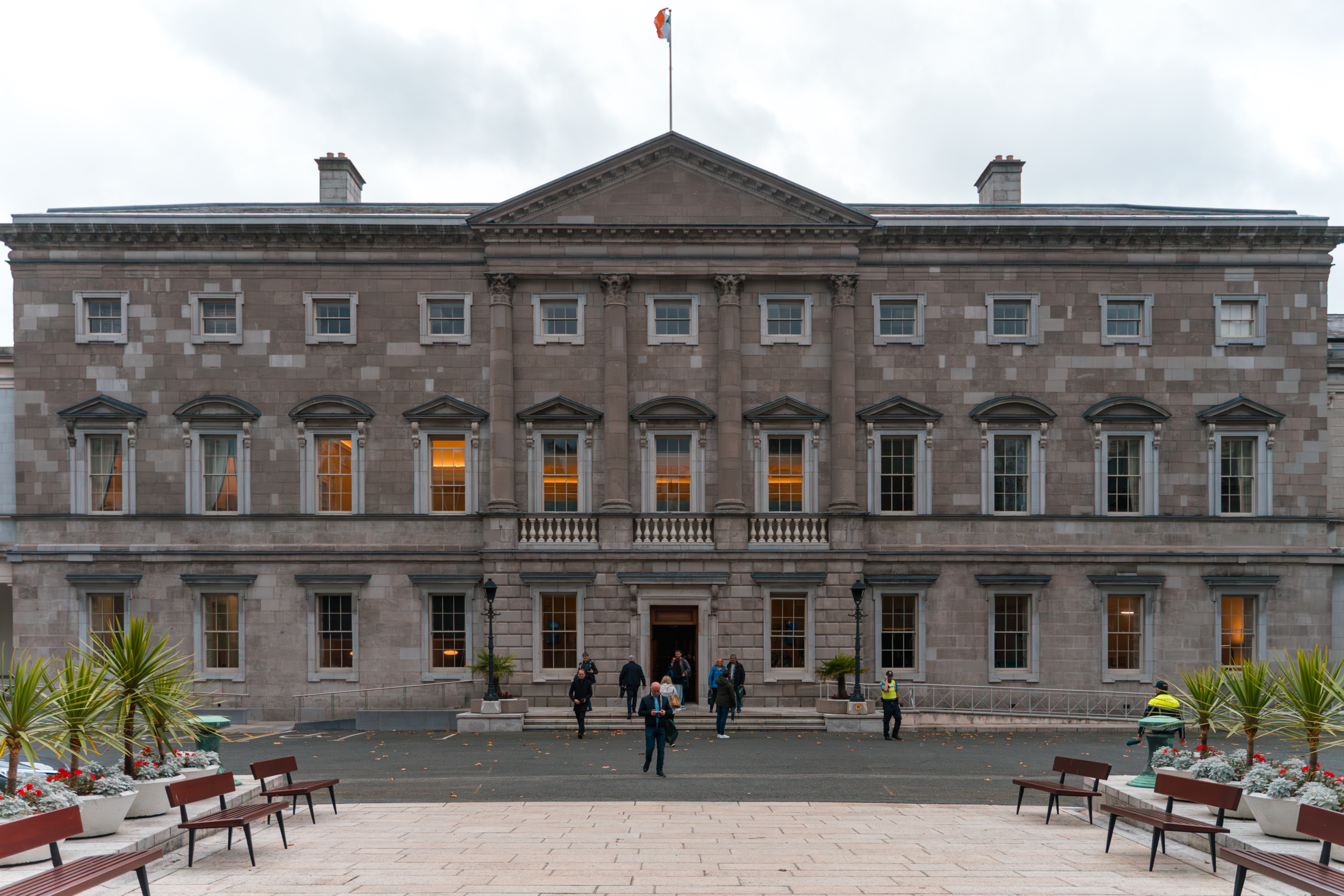 Leinster House in Dublin