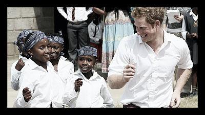Prince Harry on African Charity Tour