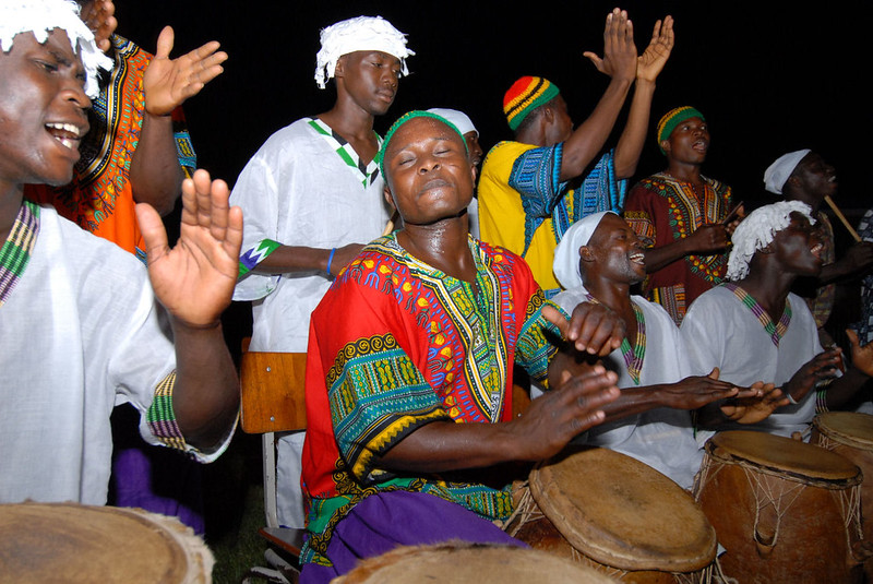 Traditional Drumming in Ghana