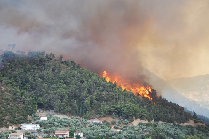 travel to greece wildfires