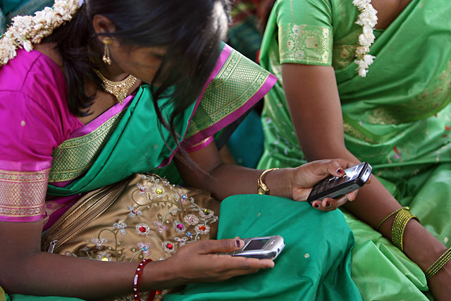 Women with Mobile Phones