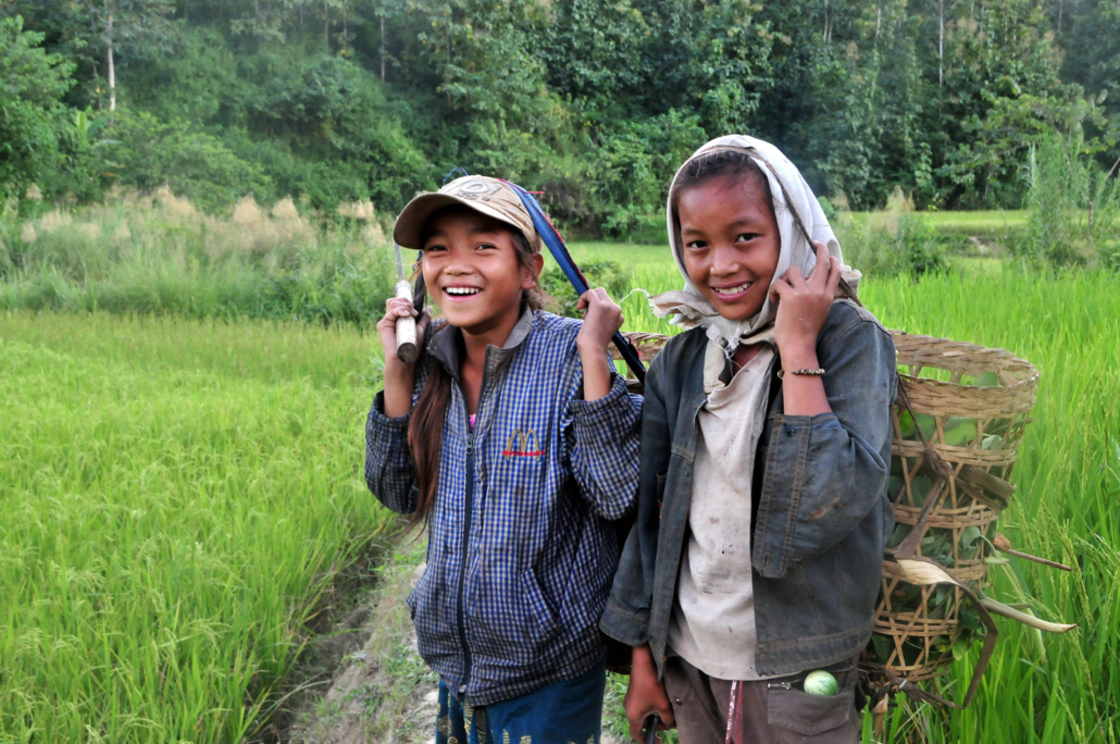 Young People in Lao
