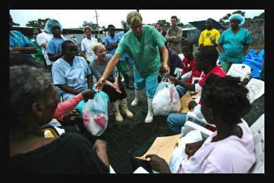 people serving the poor