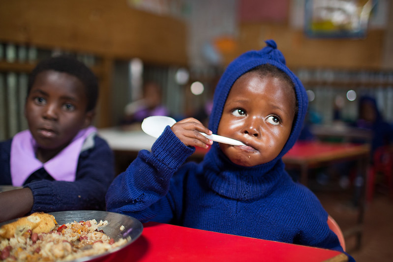 feed hungry children in Africa