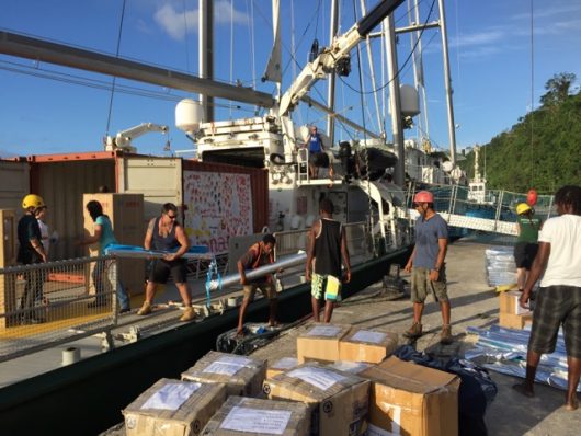 humanitarian aid to vanuatu