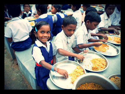 Free Meals for Indian School Children