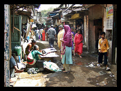 people in slums