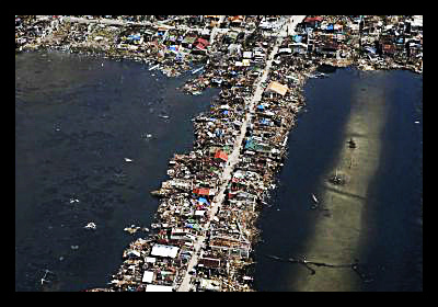 typhoon haiyan storm surge