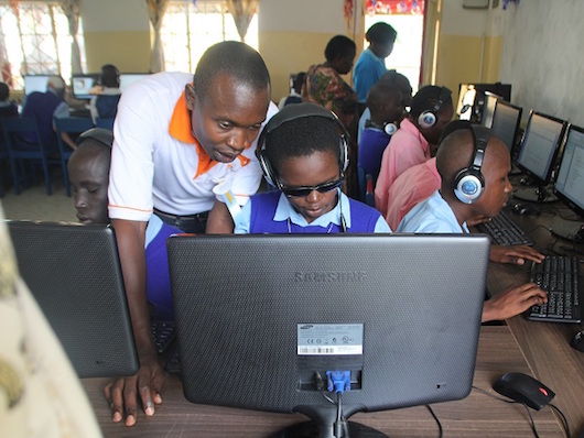 Visually Impaired Students in Kenya